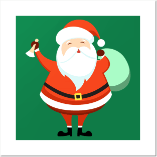 Cute Santa Posters and Art